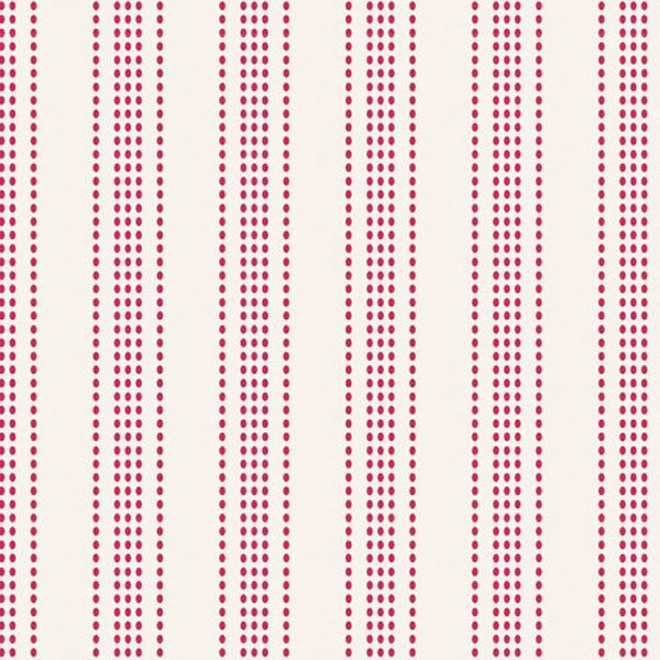 Tilda Tea Towel Basics Apple Stripe Red 130068