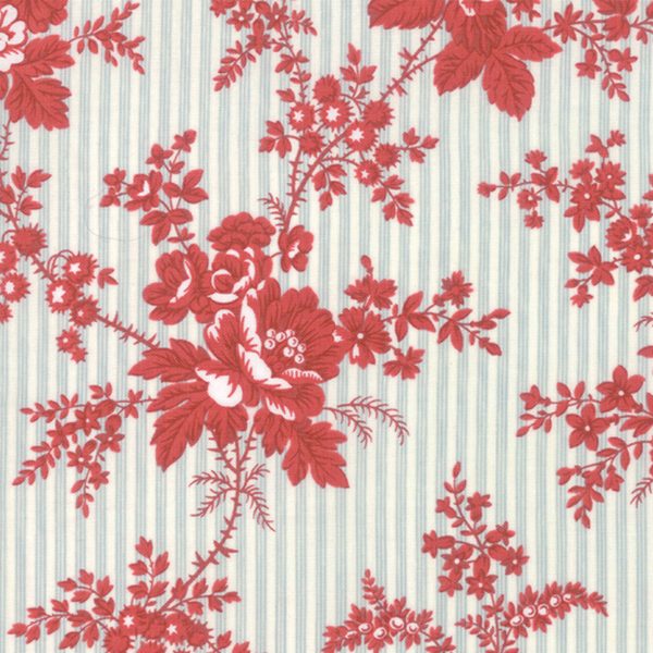 Northport Prints Blue Red 14880 11 by Minick & Simpson for Moda Quiltstof