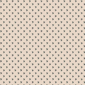 Blush and Blue by Kim Diehl for Henry Glass & Co 1960-7 Cream 4706 007