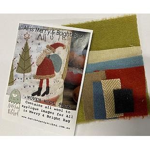 All is Merry & Bright Bag van Anni Downs voor Hatched and Patched Woolpack