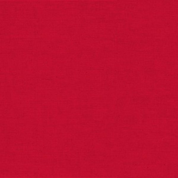 Makower Linen Cotton Solid Dye 1000 LCR6 Red
