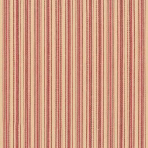 Stof Fabrics Nordso Woven 2750 401 Red Stripe