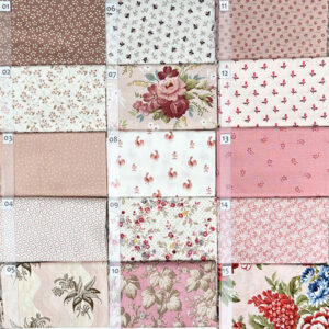 02A Roze serie Quiltstof Patchworkstof