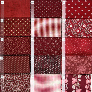 05A Rood serie Quiltstof Patchworkstof