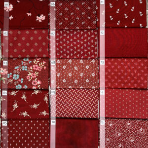 05B Rood serie Quiltstof Patchworkstof