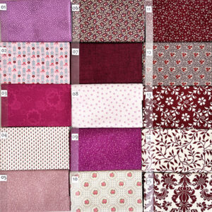 08A Oud Roze Paars serie Quiltstof Patchworkstof