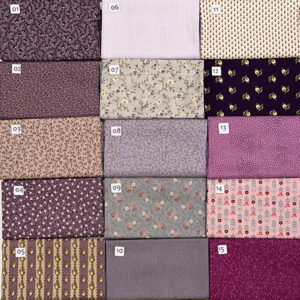 08B Lila Paars serie Quiltstof Patchworkstof