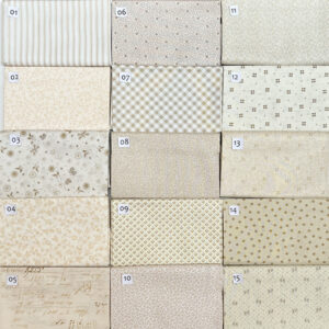 11A Beige Crème Shirtings serie Quiltstof Patchworkstof