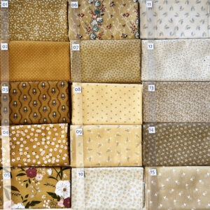 08A Zand Geel serie Quiltstof Patchworkstof