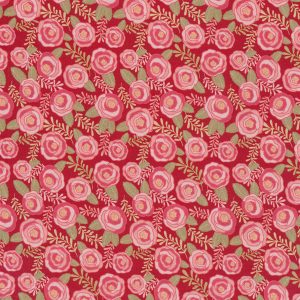 Poppie Cotton Kaisley Rose Mia Red KR20507