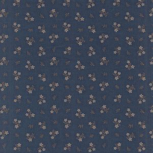 Marcus Fabrics Pam Buda Country Meadow Sweet Flower R1714 Blue