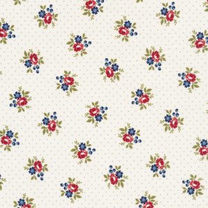 Moda Minick & Simpson Belle Isle 14925-11 Dotted Floral Ditsy Cream