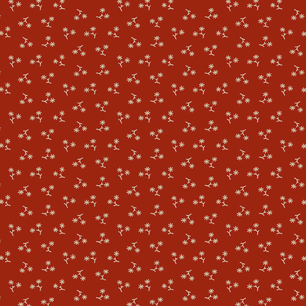 Andover Renée Nanneman Starburst Twigs Tar Flower 9726 R Scarlet Red
