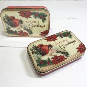 Season's Greetings Nostalgia by Elite Tins gift boxes bloemen