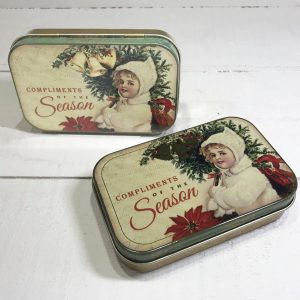 Season's Greetings Nostalgia by Elite Tins gift boxes klokjes