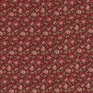 Marcus Fabrics Marchives Nancy Rink Designs Marcella Rosey R1504 Red