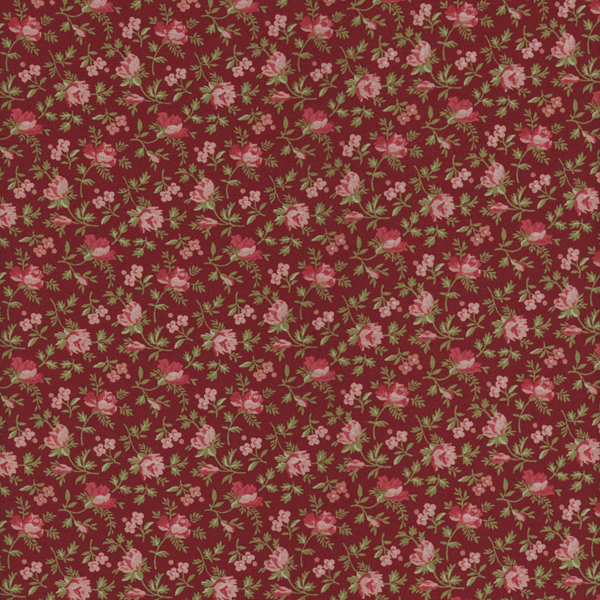 Marcus Fabrics Marchives Nancy Rink Designs Marcella Rosey R1504 Red
