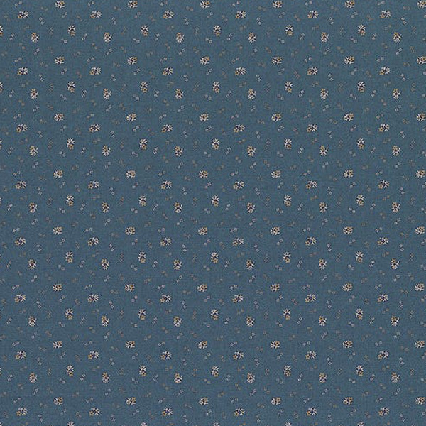 Marcus Fabrics Pam Buda Old Blue Calicos Litle Buds Blue R170207