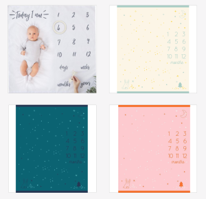Weet je dat er panels bestaan waar je iedere maand een foto van je baby op maakt? Wij hebben ze van Ruby Star Society in drie kleurtjes.