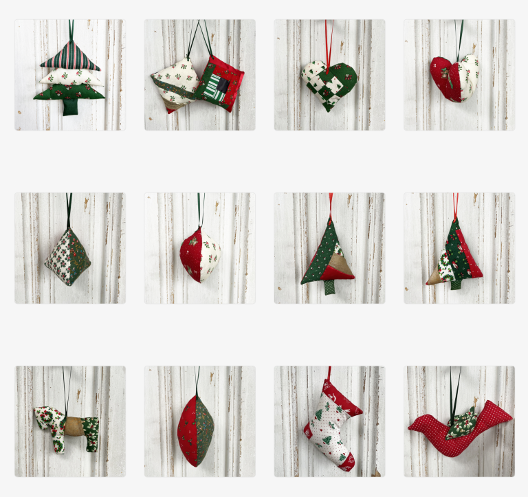 Kerstboom Hangers Quilt Studio Het Gooi