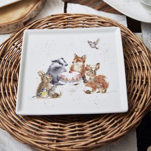 Hannah Dale Woodland Party Square Plate