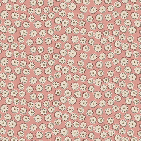 Henry Glass Fabrics Anni Downs Market Garden 2901-22 Pink