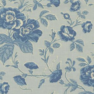 Moda French General Bleu de France Ciel Blue Mancini Florals 13931 14