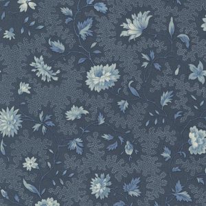 Moda French General Bleu de France Indigo Montespan Small Floral 13932 18