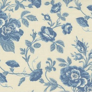 Moda French General Bleu de France Pearl Mancini Florals 13931 13