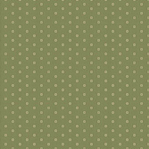 Marcus Fabrics Paula Barnes Villa Flora Dainty Dots R220484 Green