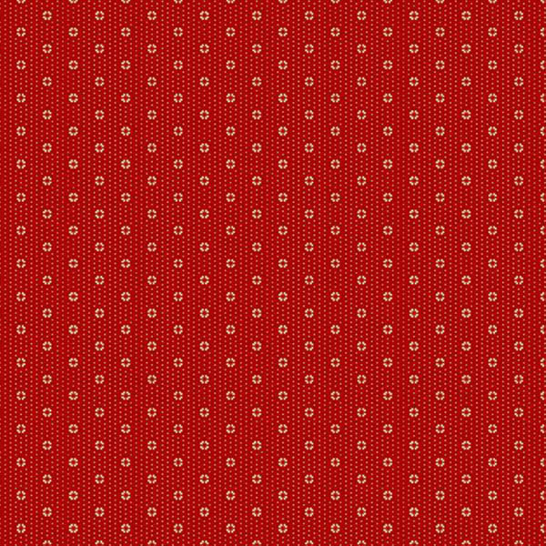 Marcus Fabrics Paula Barnes Villa Flora Dainty Dots R220484 Red