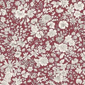 Liberty Fabrics The Emily Belle Burgundy 01666435A