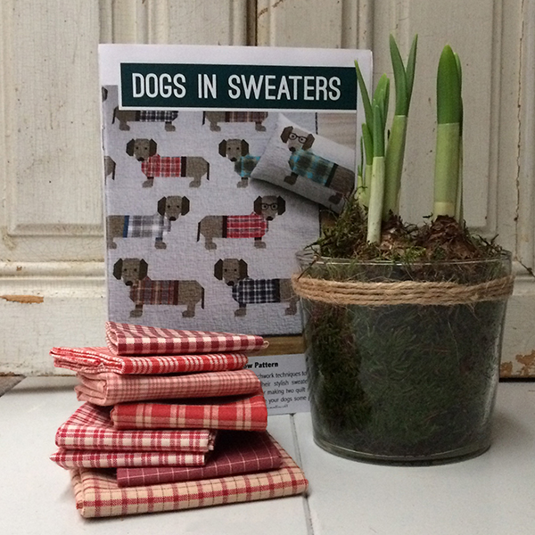 Elizabeth Hartman Dogs in Sweaters Quilt