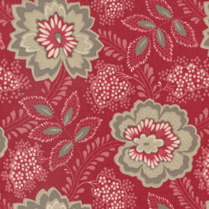 Moda French General Chateau De Chantilly Rouge 13943 14 Orleans Florals