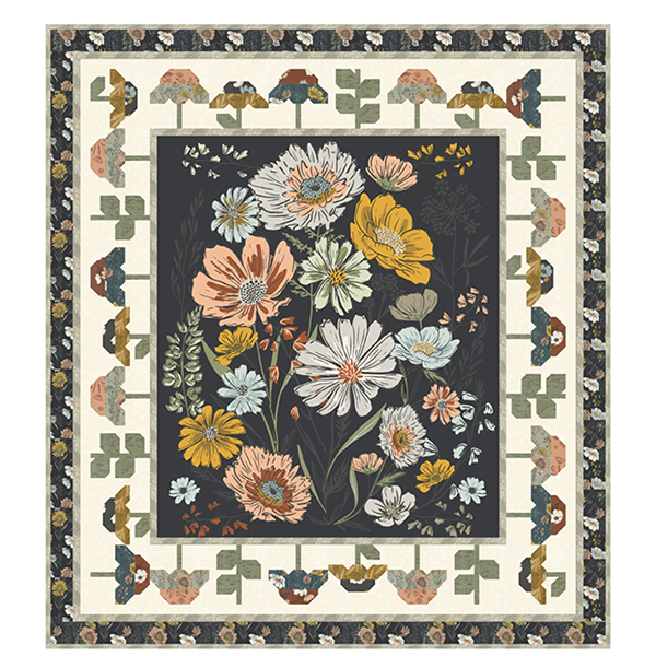 Moda Fancy That Design House Stephanie Sliwinski Woodland Wildflowers 45588 19 Panel