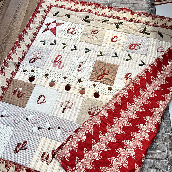 Quilt it & Dotty Christmas ABC Quiltpatroon