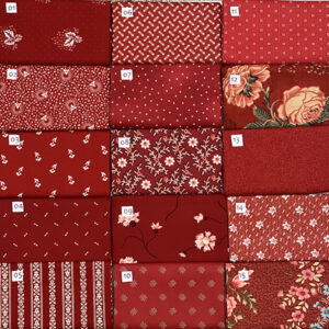05B Rood serie Quiltstof Patchworkstof