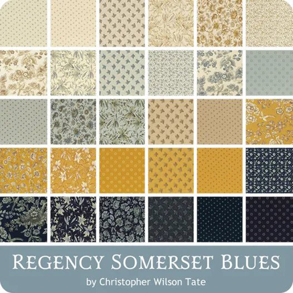 Moda Christopher Wilson-Tate Regency Somerset Blues PP