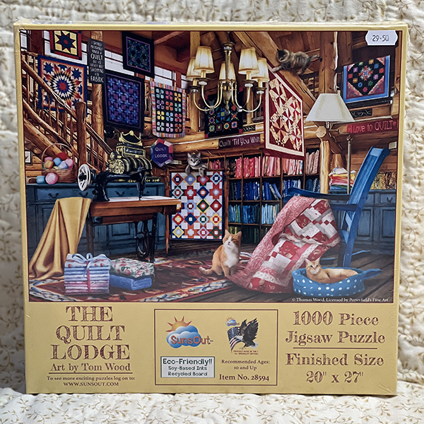 Jigsaw Puzzle The Quilt Lodge 1000 stukjes