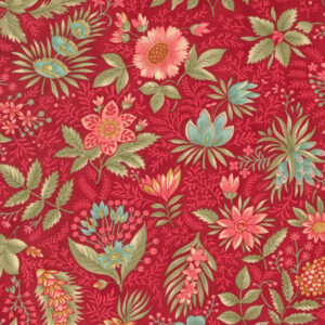 Moda Howard Marcus & 3 Sisters Collections Etchings Red 44332 Joyful Jacobean Florals 13