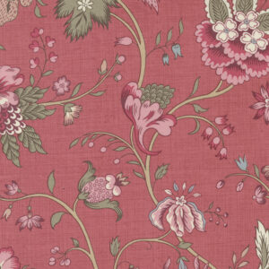 Moda French General Antoinette Faded Red 13951 15 Cecile Florals