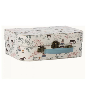 Maileg Suitcase with Fabric Horses