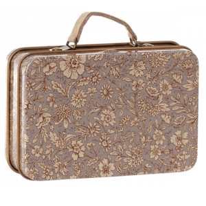 Maileg Small Suitcase Blossom Grey