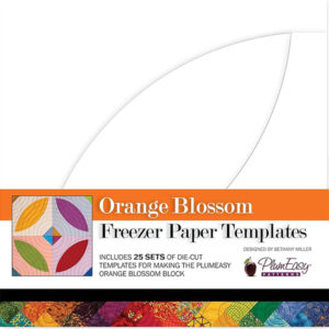 Plum Easy Orange Blossom Freezer Paper Templates