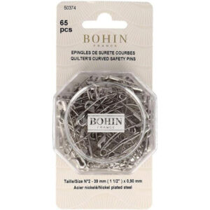 Bohin Quilts Curved Safety Pins 50374