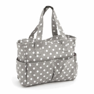 Hobby Gift Grey Polka Dots Craft Bag MRB\628
