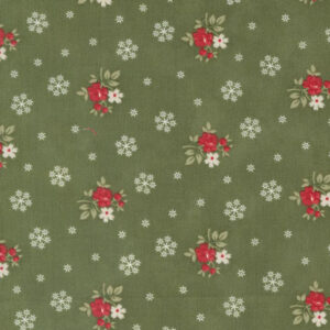 Moda 3 Sisters A Christmas Carol Holly 44355 15 Floral Flurries Small Floral Snowflakes