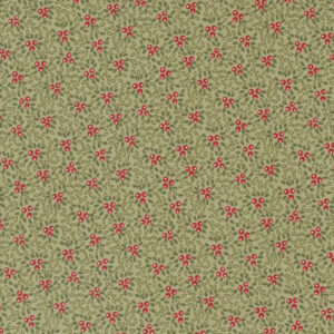 Moda 3 Sisters A Christmas Carol Sage 44356 14 Berry Bunches Blenders
