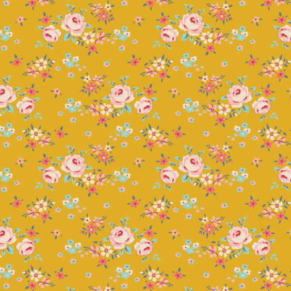 Tilda Fabrics Creating Memories Spring and Easter Pastels 130117 Gracie Yellow