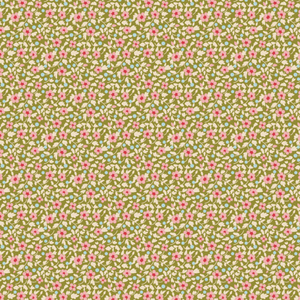 Tilda Fabrics Creating Memories Spring and Easter Pastels 130121 Brie Green